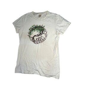 Bella Medium Beige 100% Cotton Short Sleeve T-Shirt Logo 87L